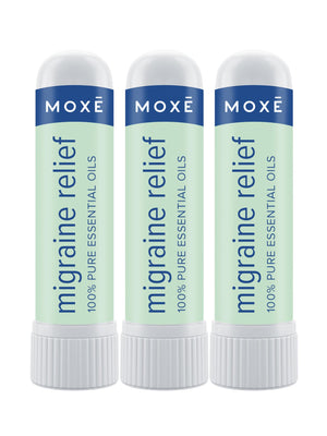 3 Pack MOXĒ  Migraine Relief Inhaler